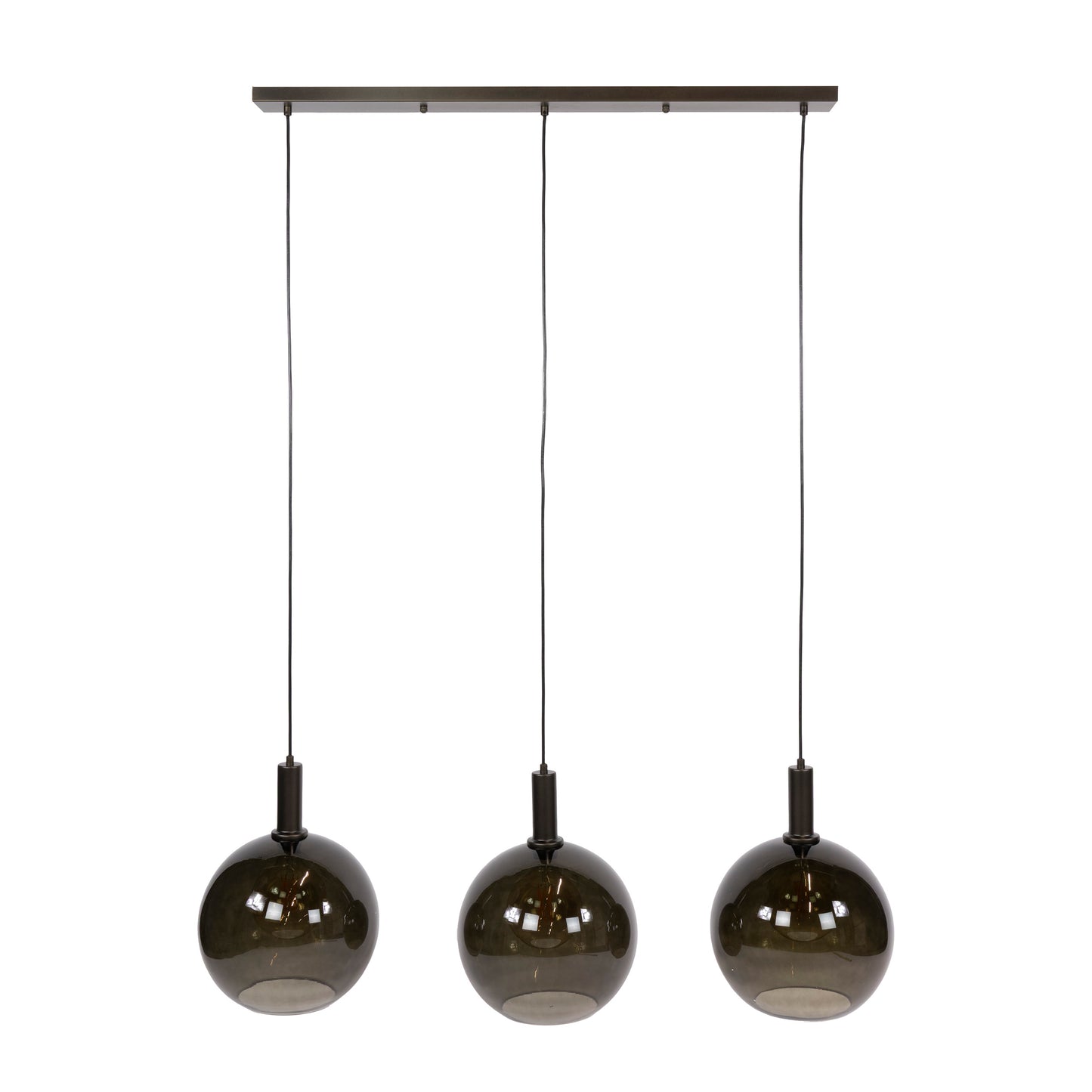 Hanglamp Sira - 3-lichts - Brons (Internet retour)