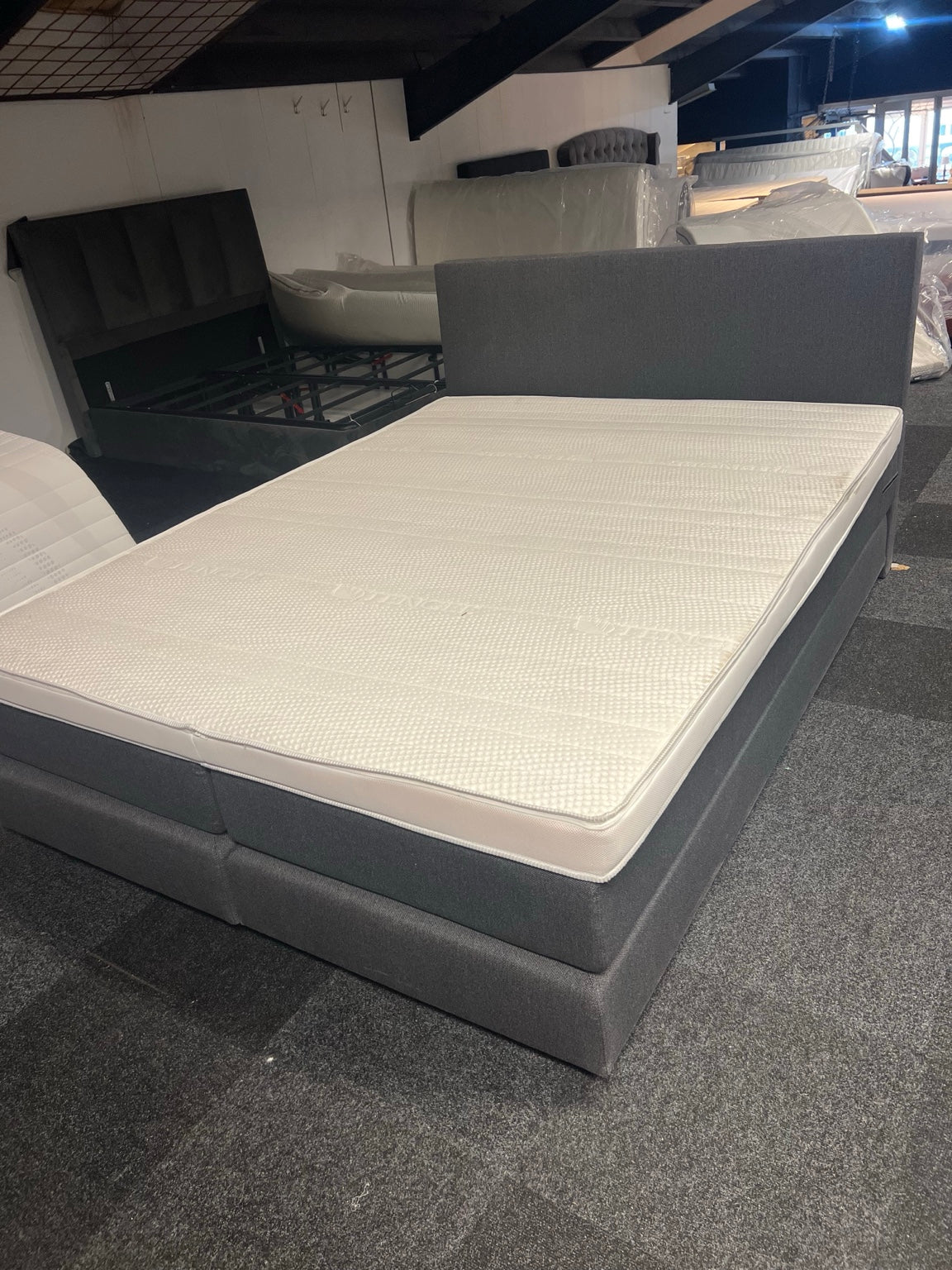 Luxe Boxspring 160x210cm - Antraciet
