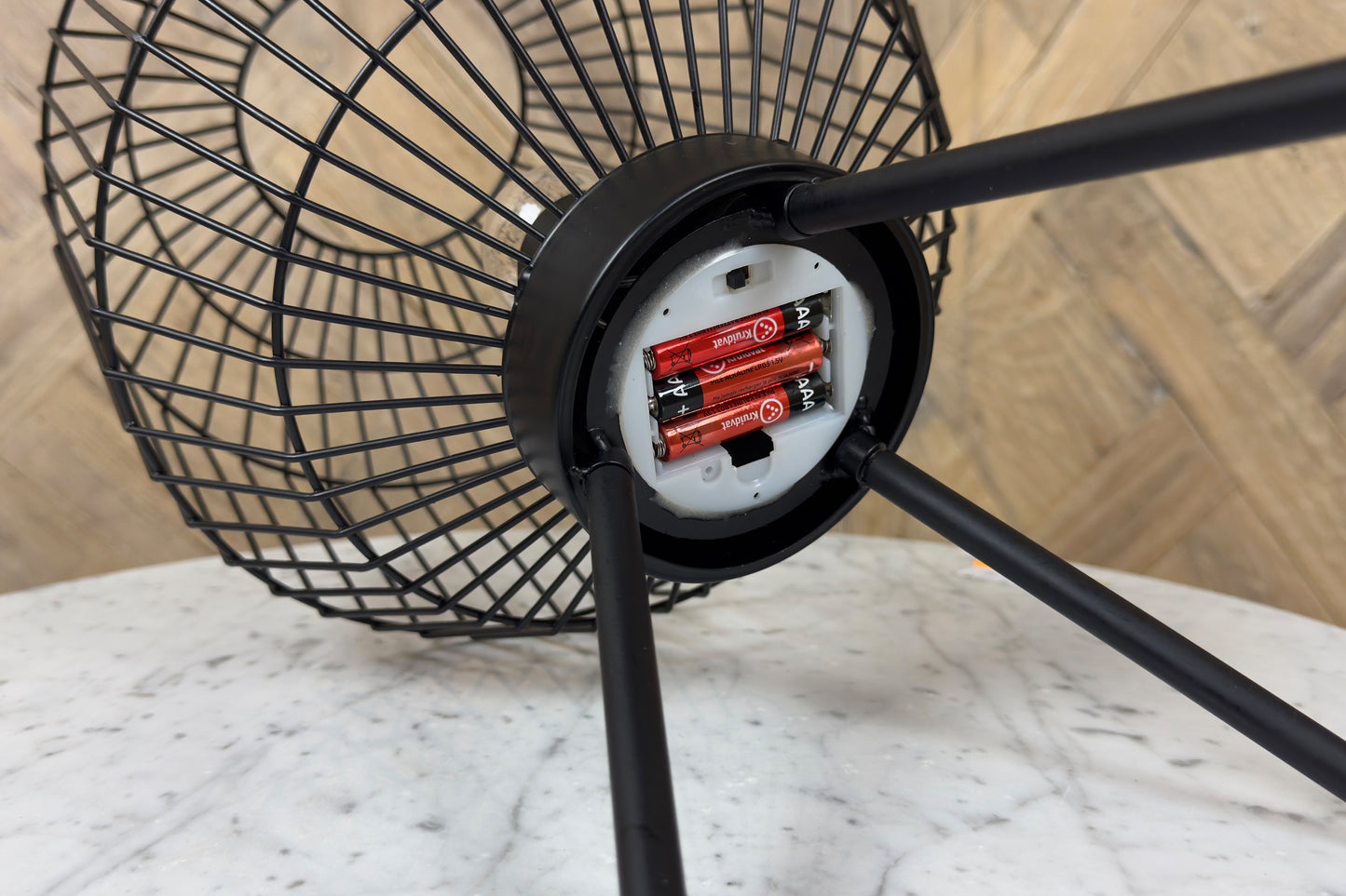 Roxxz Design - Moderne Tafellamp - Zwart - Batterij - E14 Retour24