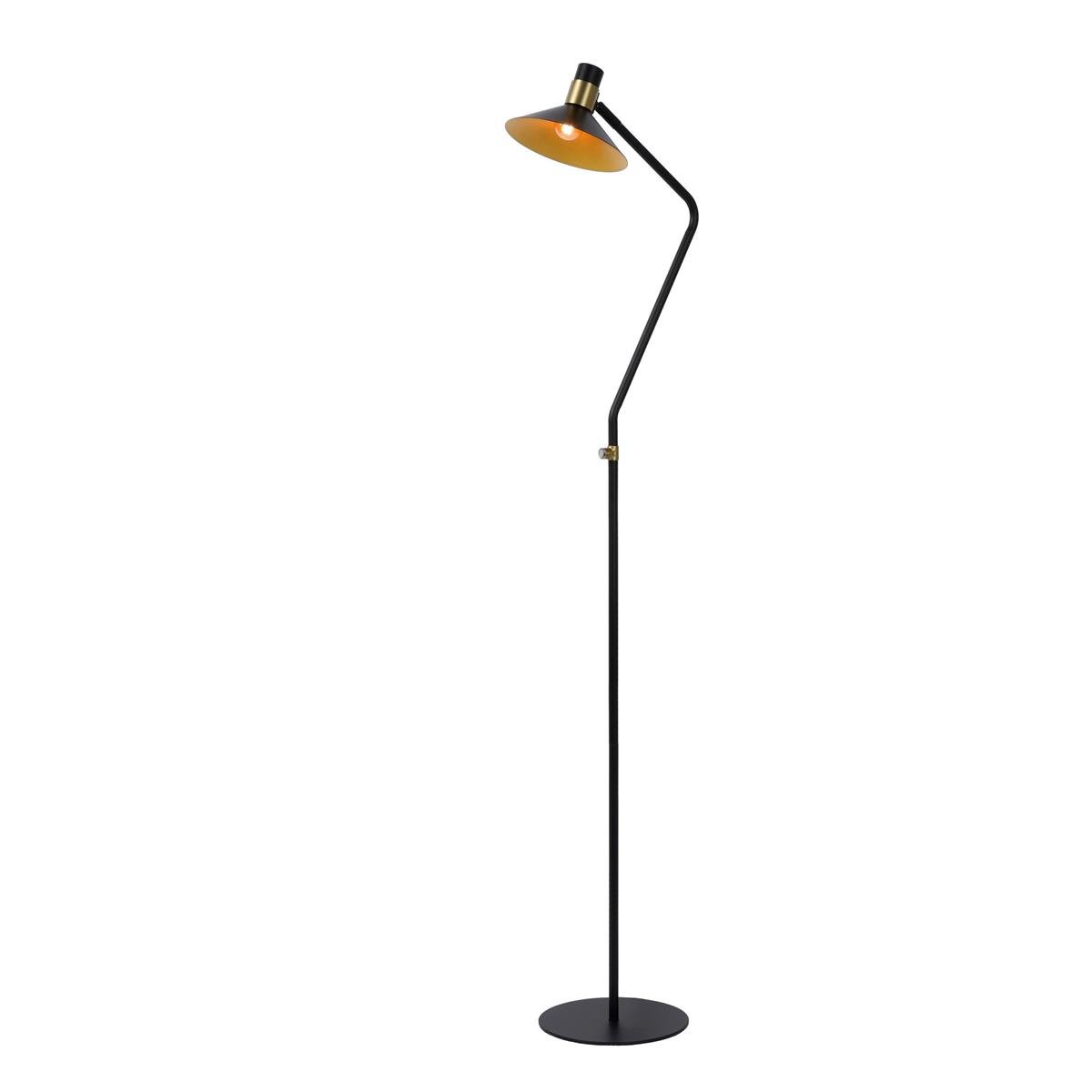 Lucide PEPIJN Vloerlamp 1xE14 - Zwart Retour24