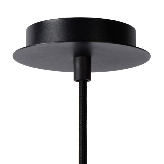 Lucide Tanner - hanglamp - Ø 5 x 230 cm - zwart en lichtbruin Retour24
