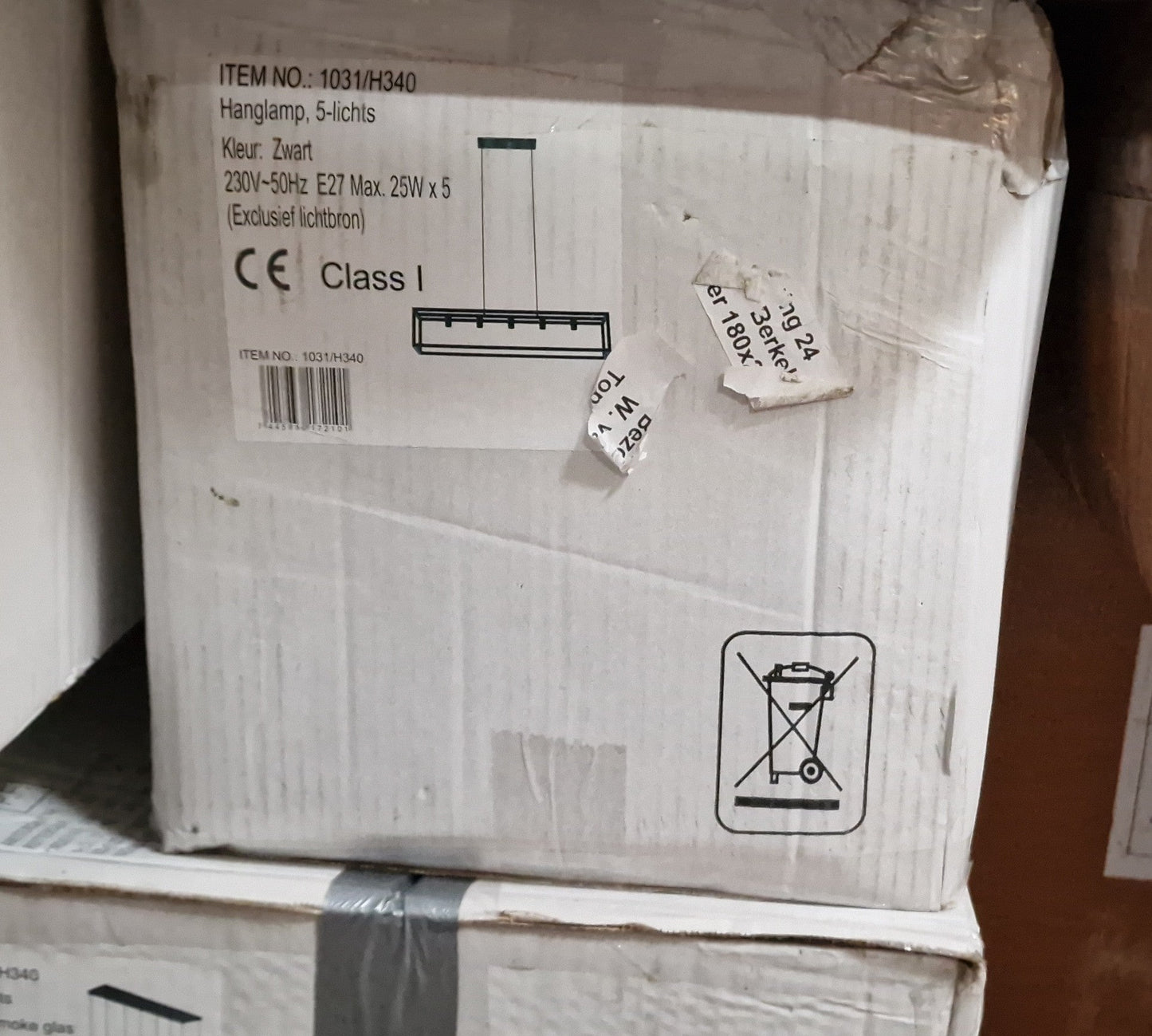 Hanglamp Orthrus - 5-lichts (Internet retour) Retour24