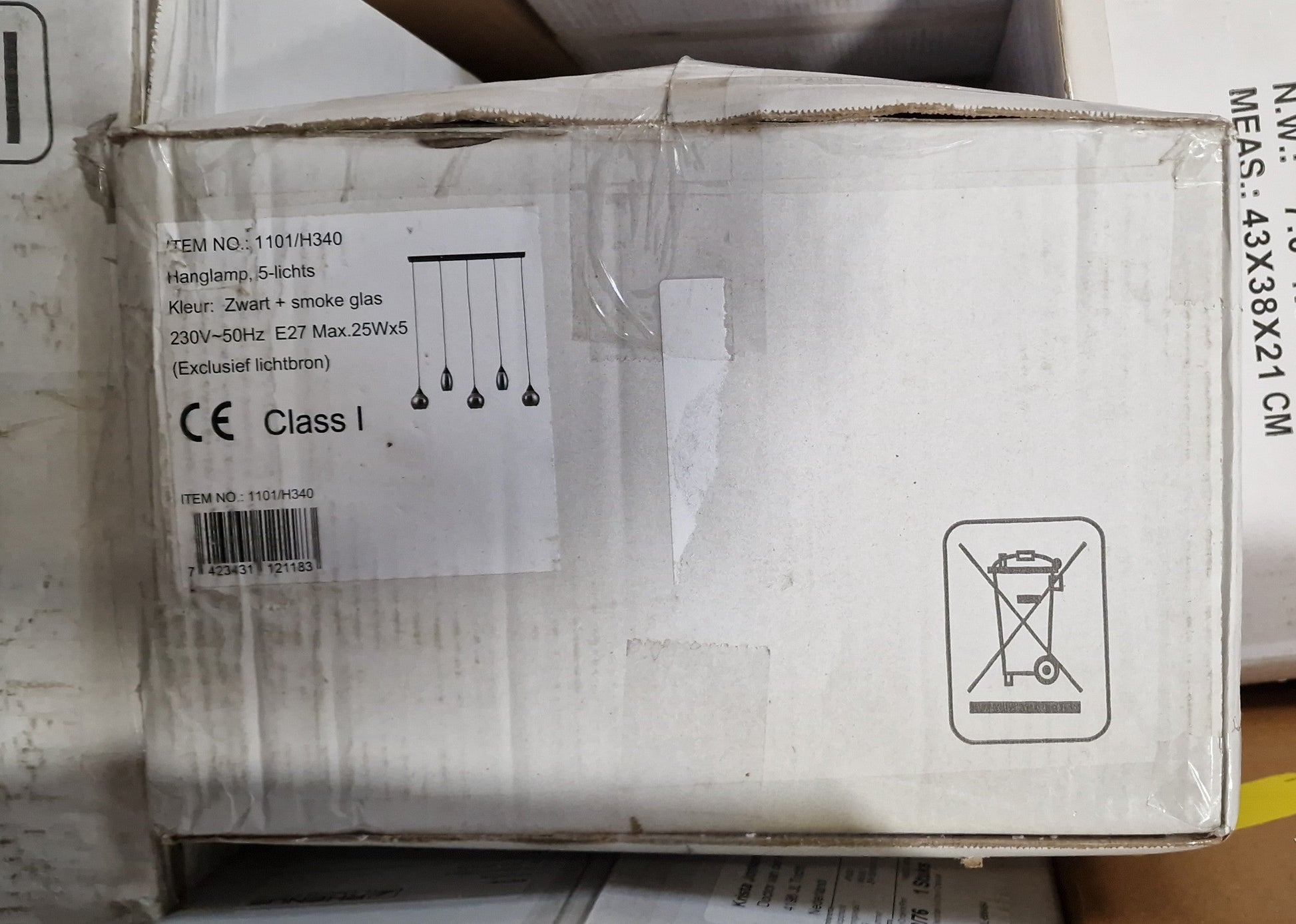 Hanglamp Astraeos - 5-lichts (Internet retour) Retour24