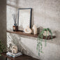 Wandplank Lume - Donkerbruin - Acaciahout - 120 cm (internet retour)
