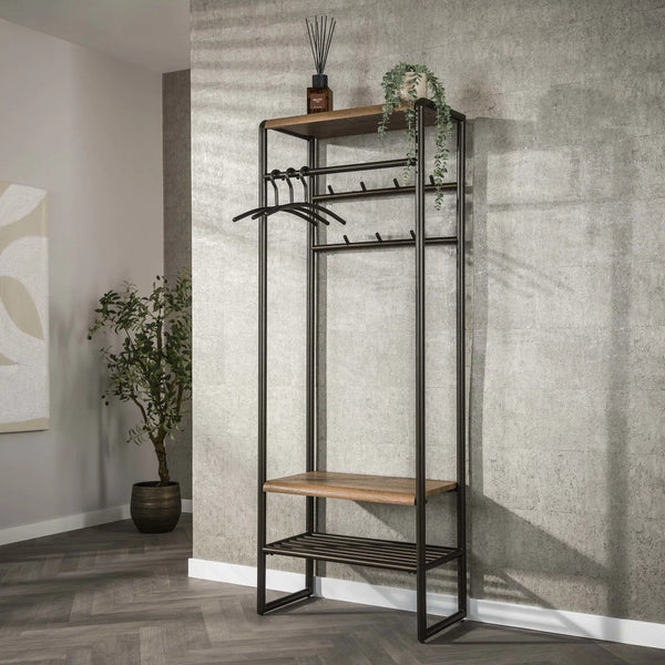Garderobemeubel Selvo - Brons - Gepoedercoat Staal - 70 cm (Internet retour)