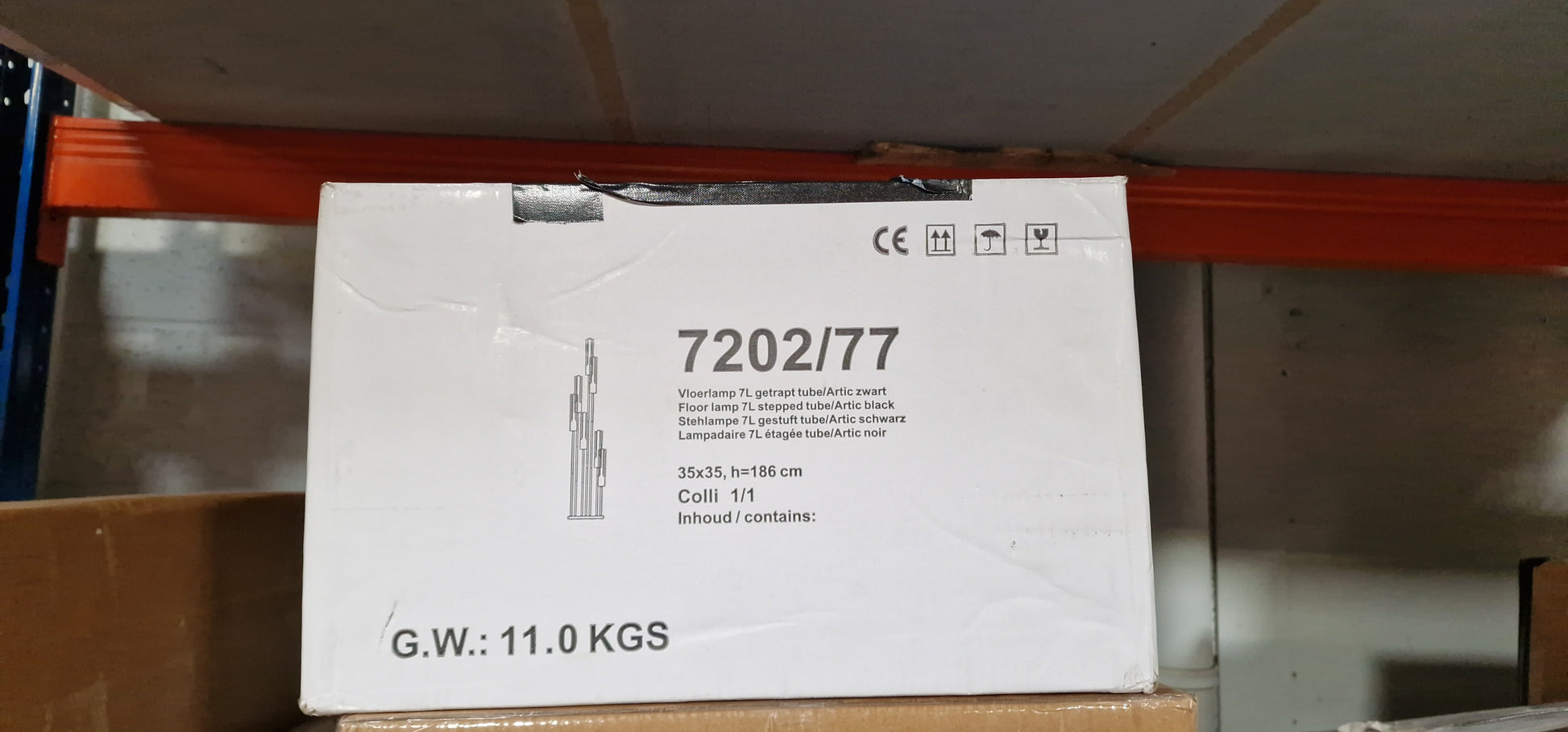 Vloerlamp Lumen - 7-lichts (Internet retour) Retour24