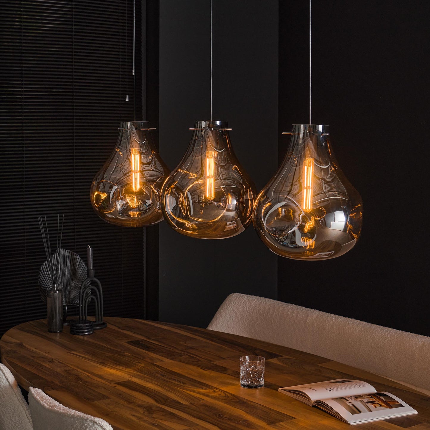 Hanglamp Ainsley - 3-lichts - Chroom (Internet retour)