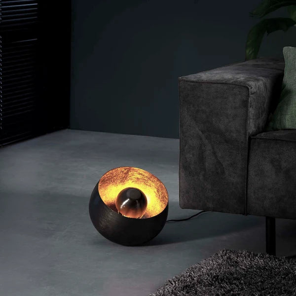 Vloerlamp Breeze - Zwart Nikkel - Metaal - 28 cm (internet retour)