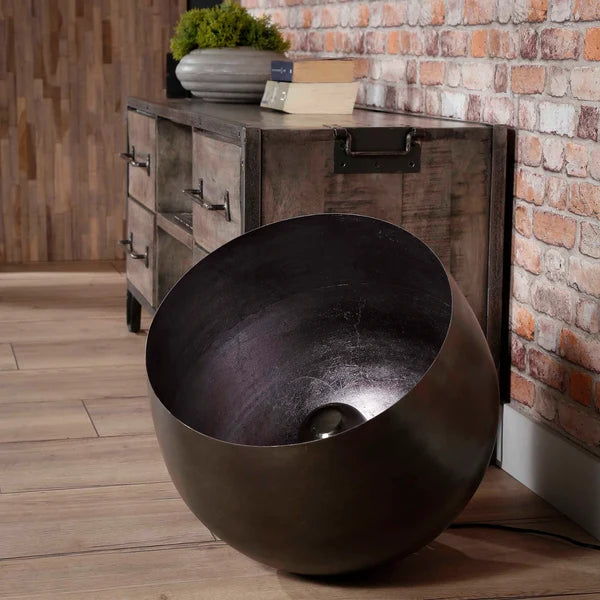 Vloerlamp Breeze - Zwart Nikkel - Metaal - 46 cm (internet retour)