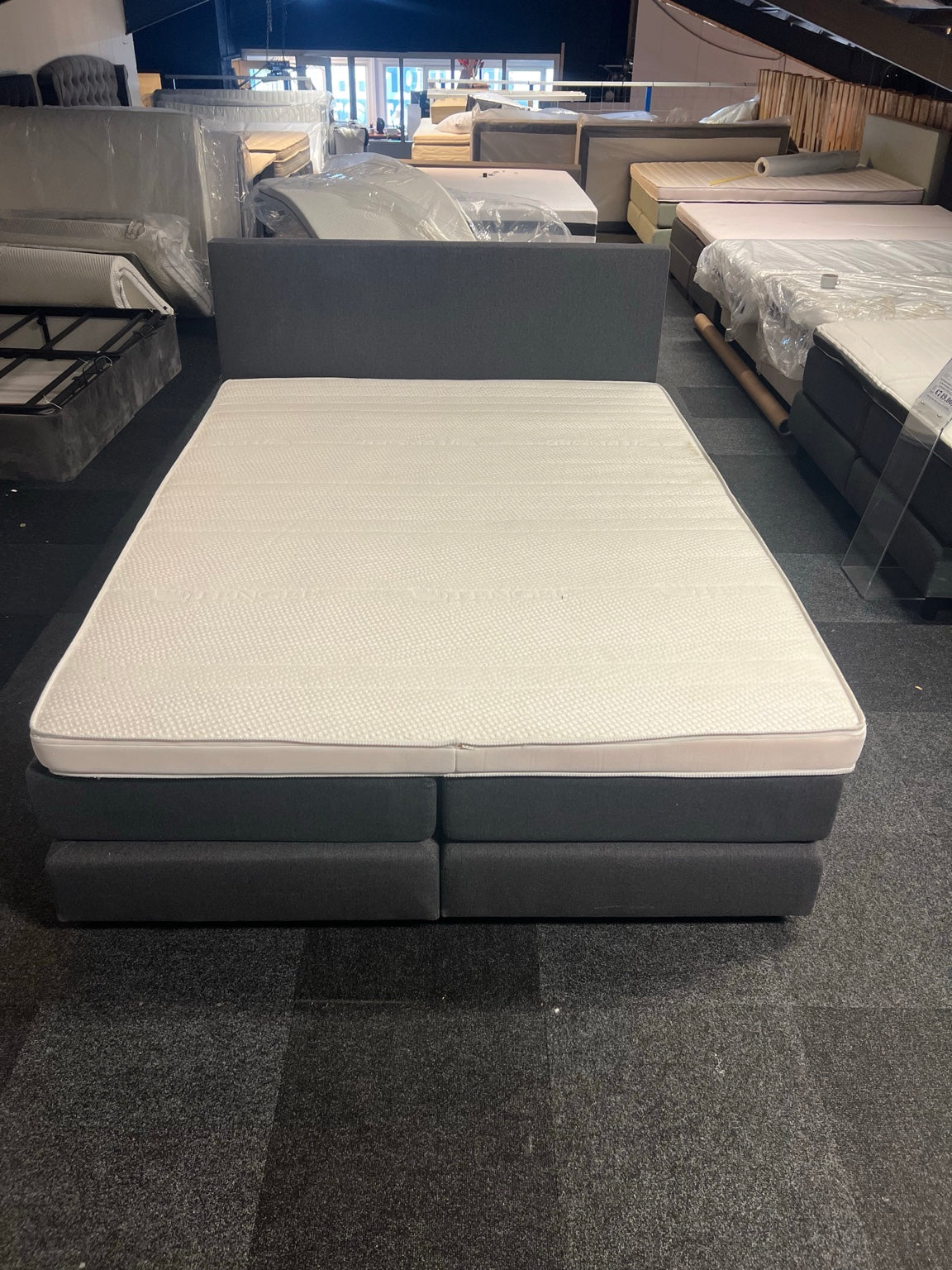 Luxe Boxspring 160x210cm - Antraciet