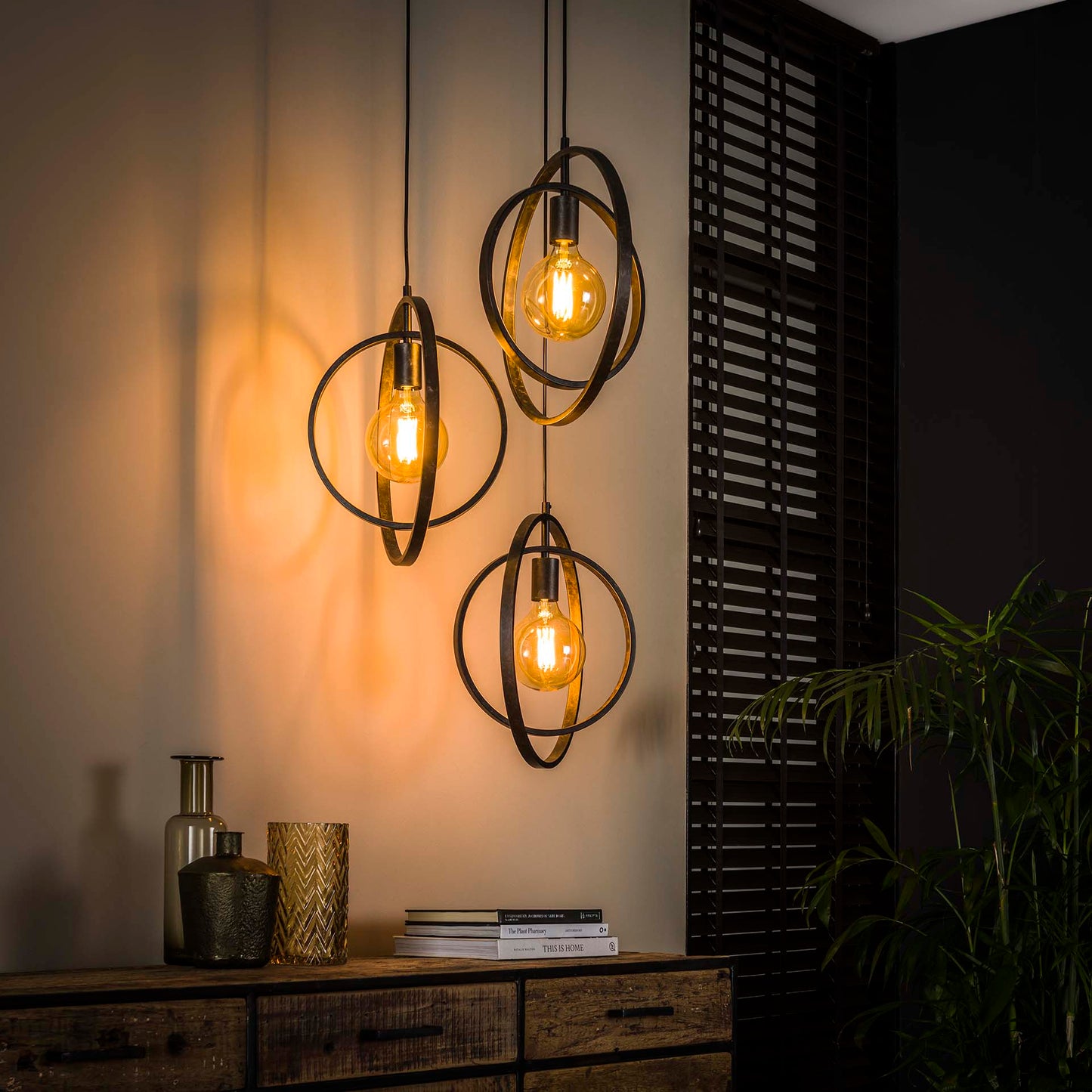 Hanglamp Gava - 3-lichts (Internet retour)