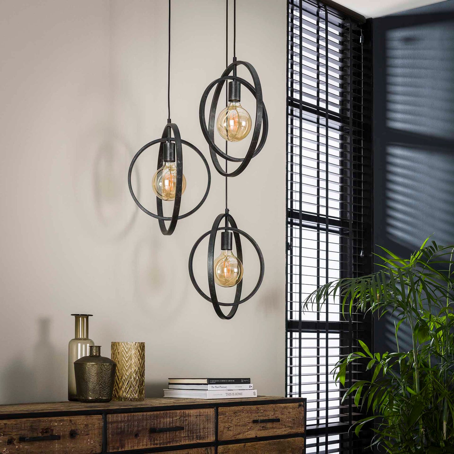 Hanglamp Gava - 3-lichts (Internet retour)