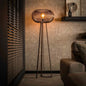 Vloerlamp Vivienne - 1-lichts - Koper - Metaal - 170 cm (internet retour)