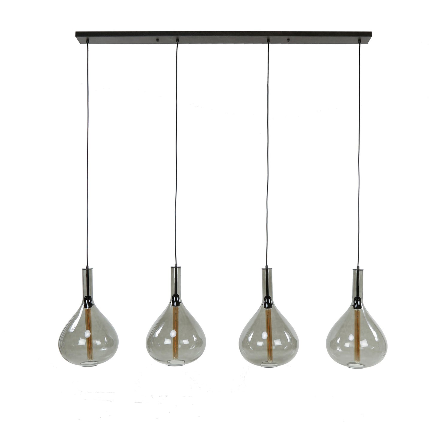 Hanglamp Breck - 4-lichts - Smoke (Internet retour)