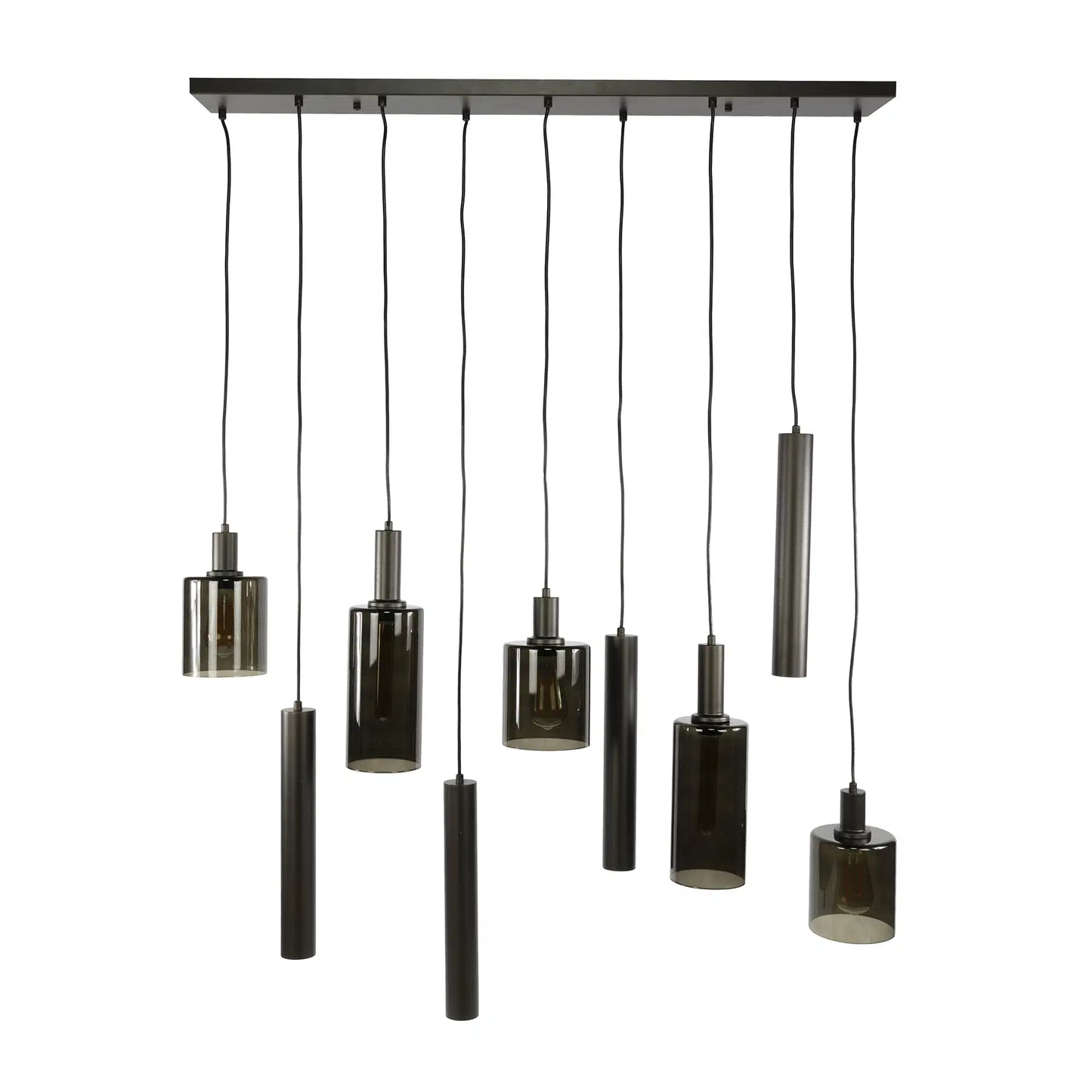 Hanglamp Lucaro - 9-lichts - Brons (Internet retour)