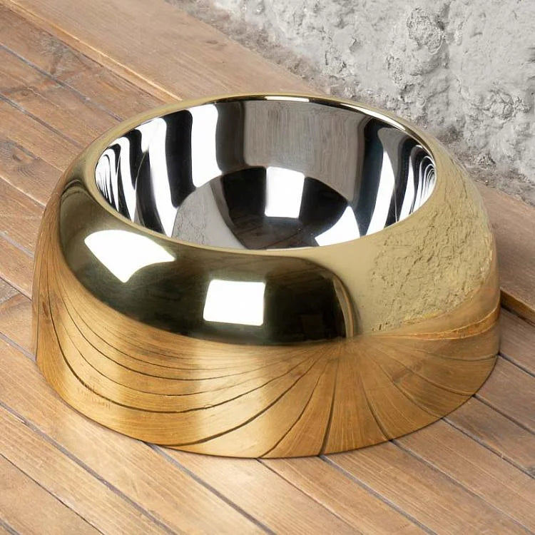drink/voer bak Capri Stainless Gold S
