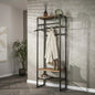 Garderobemeubel Selvo - Brons - Gepoedercoat Staal - 70 cm (Internet retour)