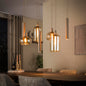 Hanglamp Avelore - 7-lichts - Amberglas (Internet retour)