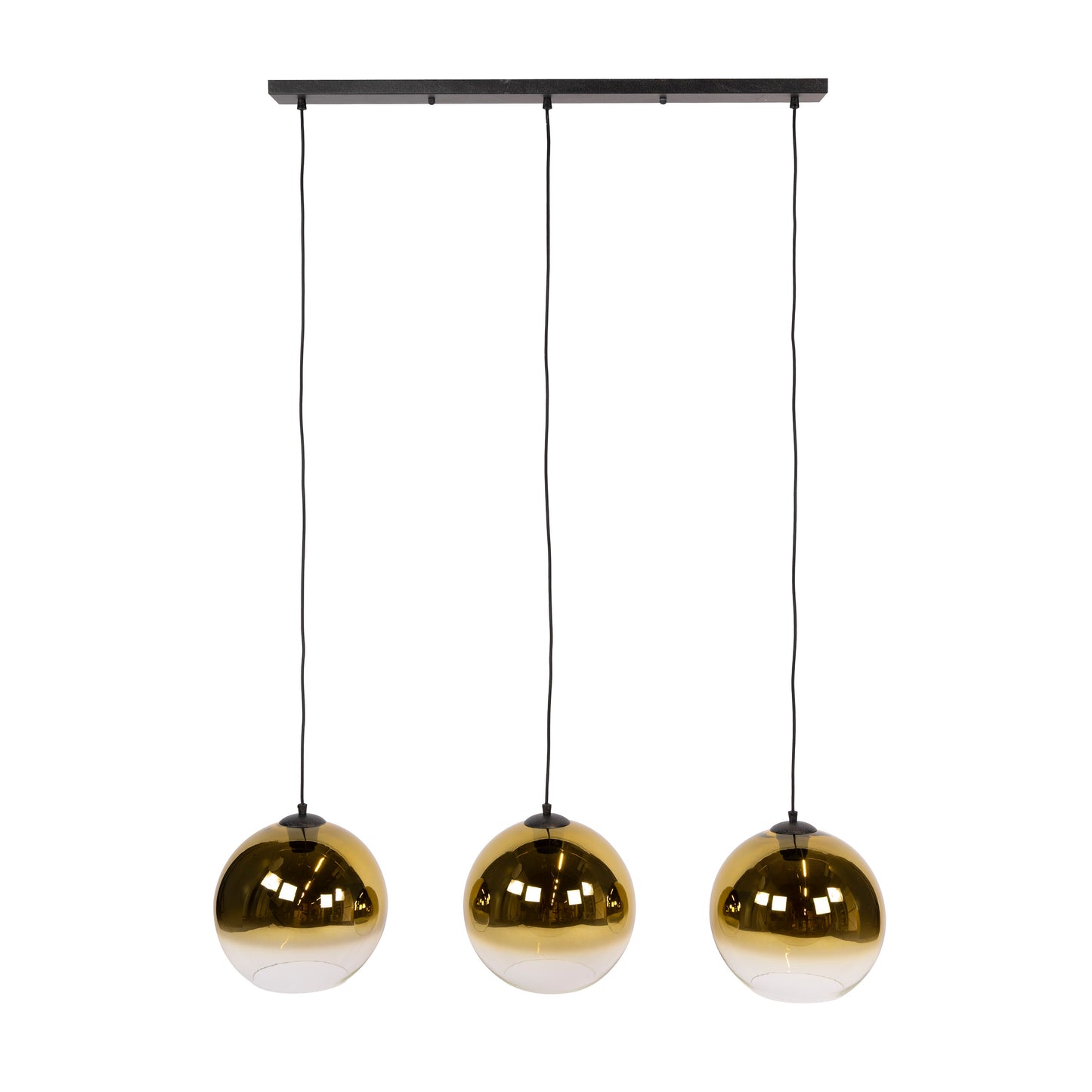 Hanglamp Hudson - 3-lichts - Goud (Internet retour)