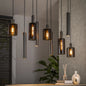 Hanglamp Lucaro - 9-lichts - Brons (Internet retour)