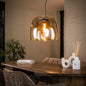Hanglamp Lunaris XL - 1-lichts - Amberkleurig - Glas (Internet retour)