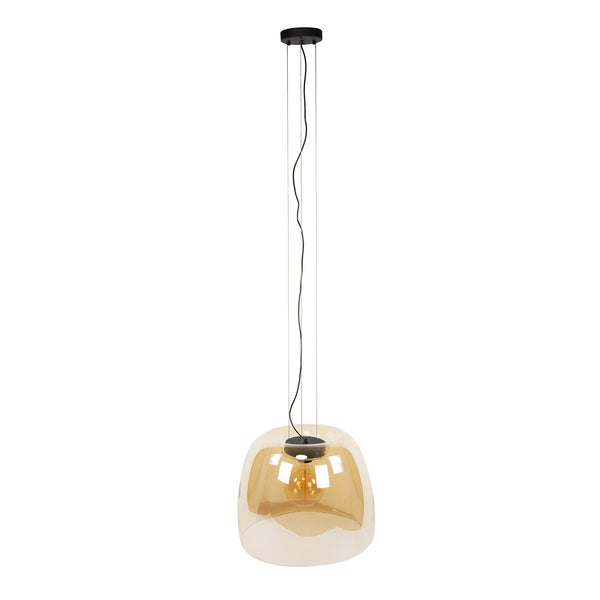Hanglamp Lunaris XL - 1-lichts - Amberkleurig - Glas (Internet retour)