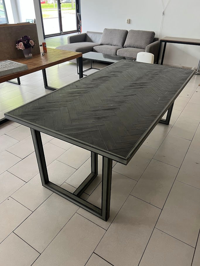Eettafel Herringbone Donker Eiken - 200x100cm