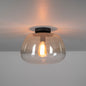 Plafondlamp Luvra - 1-lichts - Amberkleurig (Internet retour)