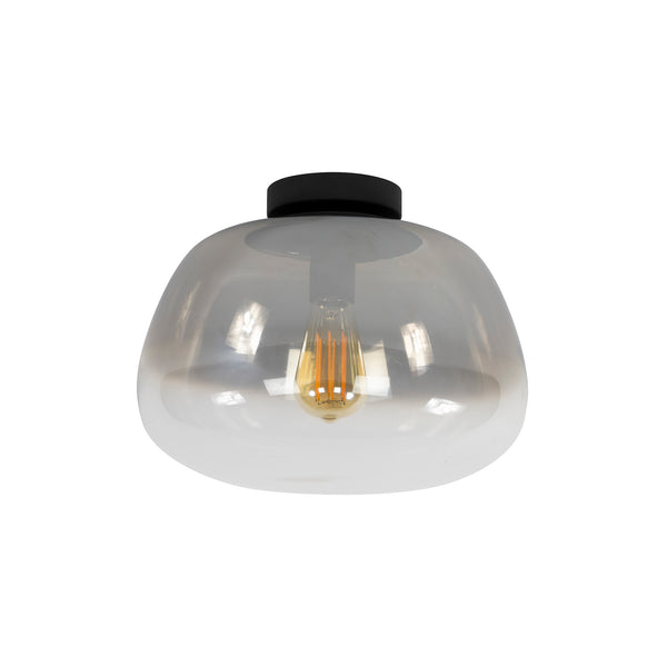 Plafondlamp Luvra - 1-lichts - Smokeglas - Glas (internet retour)