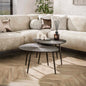 Salontafel Selin - Organisch - Brons - Hout - Set van 2 (internet retour)