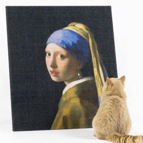 Copycat Cat Scratcher – Girl with the Pearl M